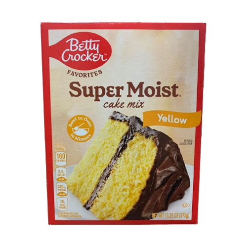 Imagen de MEZCLA PARA QUEQUE  BETTY CROCKER SUPER MOIST AMARILLO 375 G