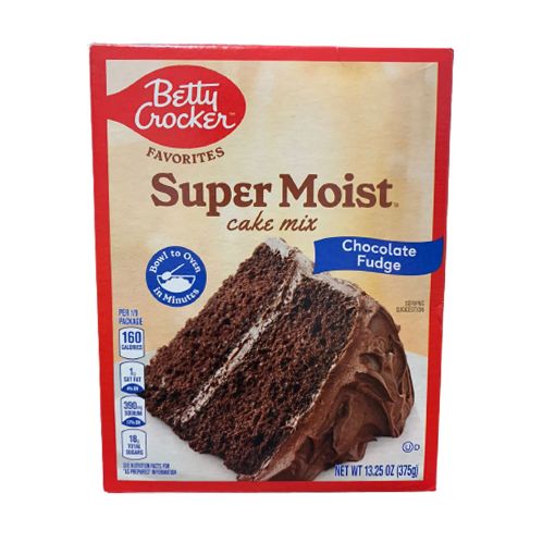 Imagen de MEZCLA PARA QUEQUE BETTY CROCKER SUPER MOIST CHOCOLATE FUDGE  375 G