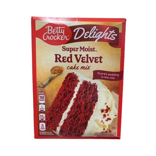 Imagen de MEZCLA PARA QUEQUE BETTY CROCKER SUPER MOIST RED VELVET  375 G