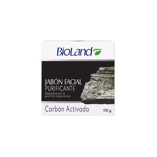 Imagen de JABÓN FACIAL BIOLAND CARBÓN ACTIVADO 110 g 