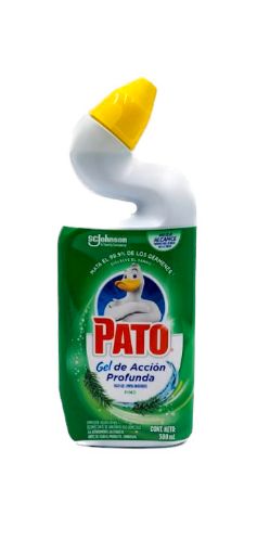 Imagen de LIMPIADOR PATO PARA SANITARIO GEL DE ACCION PROFUNDA AROMA PINO  500.00 ML