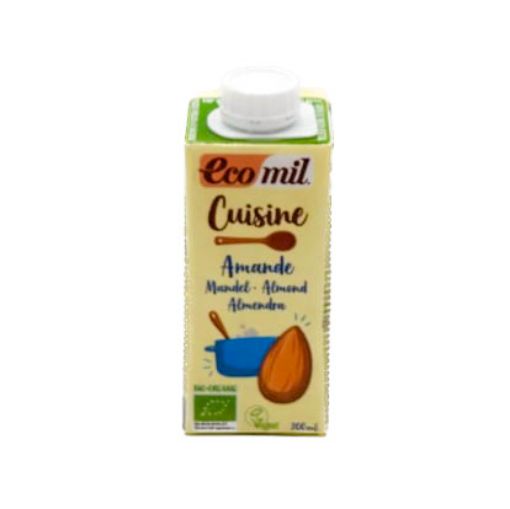 Imagen de CREMA DE ALMENDRAS ECOMIL PARA COCINAR 200 ML