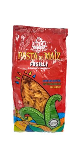 Imagen de PASTA JINCA FOODS DE MAIZ FUSILLI SIN GLUTEN 250 G