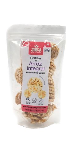 Imagen de GALLETA JINCA FOODS DE ARROZ INTEGRAL DOYPACK 50 G