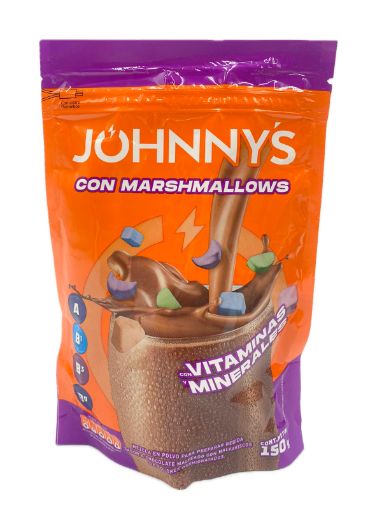 Imagen de MEZCLA EN POLVO PARA BEBIDA JOHNNYS SABOR CHOCOLATE CON MARSHMALLOWS 150 G