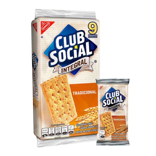 Imagen de GALLETAS NABISCO CLUB SOCIAL INTEGRAL 9 UND 216 G