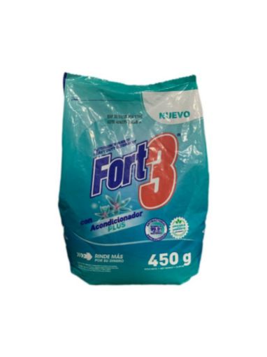 Imagen de DETERGENTE EN POLVO FORT 3 ACONDICIONADOR PLUS  450 G