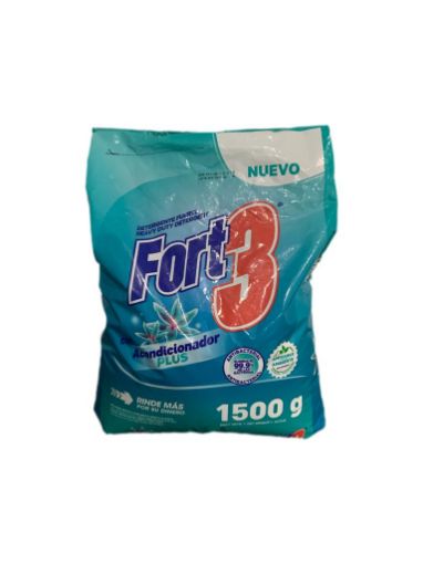 Imagen de DETERGENTE EN POLVO FORT 3 ACONDICIONADOR PLUS  1500 G