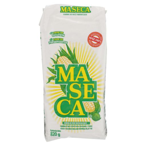 Imagen de HARINA DE MAÍZ  MASECA SIN GLUTEN 820 G