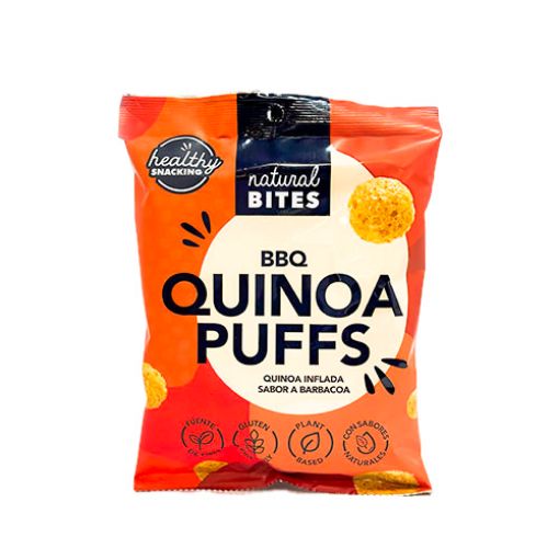 Imagen de QUINOA NATURAL BITES INFLADA SABOR BARBACOA 50 G