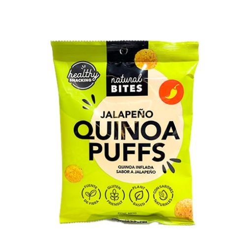 Imagen de QUINOA NATURAL BITES INFLADA SABOR JALAPEÑO 50 G