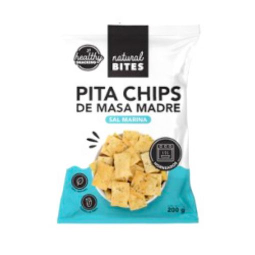 Imagen de PITA CHIPS NATURAL BITES CON SAL MARINA 200 G