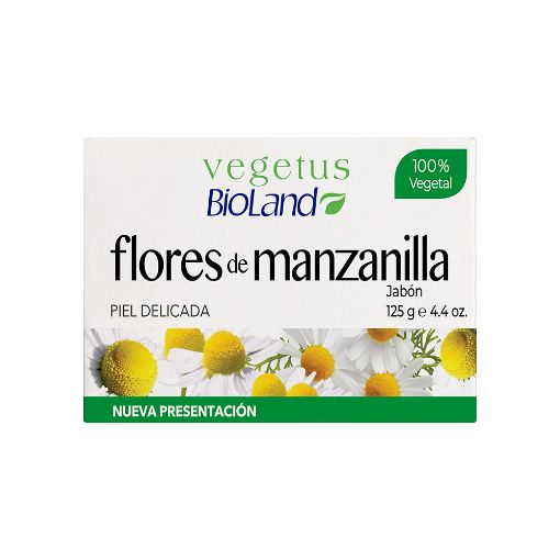 Imagen de JABON DE TOCADOR BIOLAND FLORES DE MANZANILLA 125 G