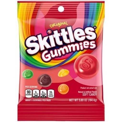 Imagen de GOMITAS SKITTLES ORIGINAL 164.4 G