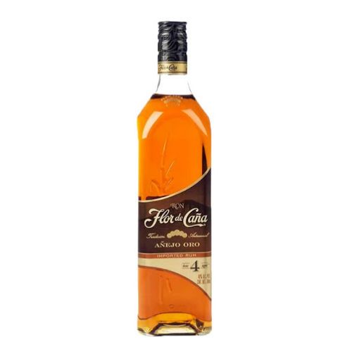 Imagen de RON FLOR DE CAÑA ORO 4 AÑOS 1000 ML