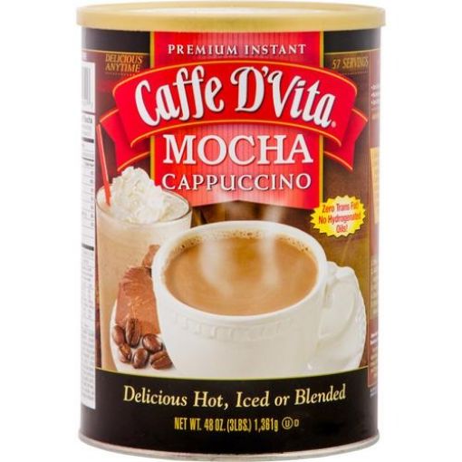 Imagen de CAFÉ INSTANTANEO CAFFE DVITA CAPUCCHINO MOCA 1036 G