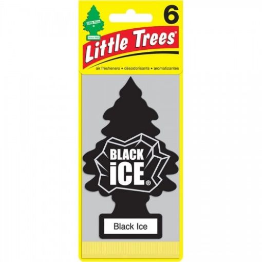 Imagen de AROMATIZANTE LITTLE TREES PARA AUTO HIELO NEGRO 1.00 UND