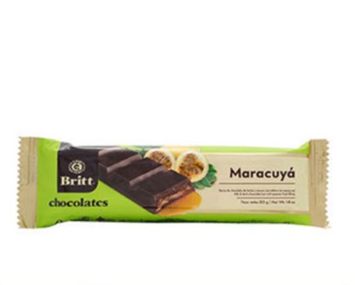 Imagen de CHOCOLATE BRITT EN BARRA RELLENA DE MARACUYA 50 G