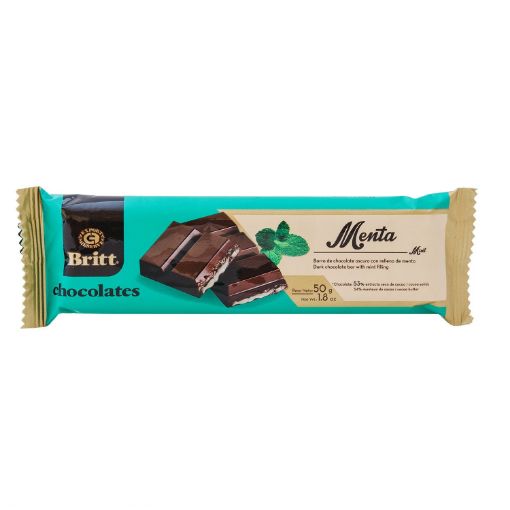 Imagen de CHOCOLATE BRITT BARRA MENTA 50 G