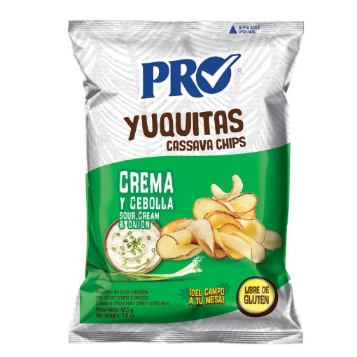 Imagen de YUQUITAS PRO CREMA & CEBOLLA  42.5 G