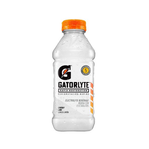 Imagen de BEBIDA HIDRATANTE GATORLYTE CEREZA LIMON TAPA ROSCA 591 ML