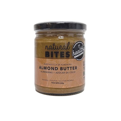 Imagen de MANTEQUILLA NATURAL BITES ALMENDRA 1X4 265 g 