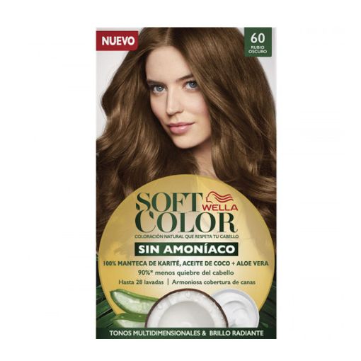 Imagen de TINTE PARA CABELLO SOFT COLOR ROJO OSCURO # 60 1 UND