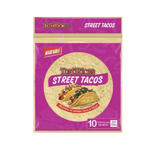 Imagen de TORTILLAS TORTIRICAS STREET TACOS 10 UND 150.00 G