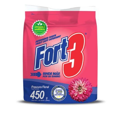 Imagen de DETERGENTE EN POLVO FORT 3 REGULAR 450 g 