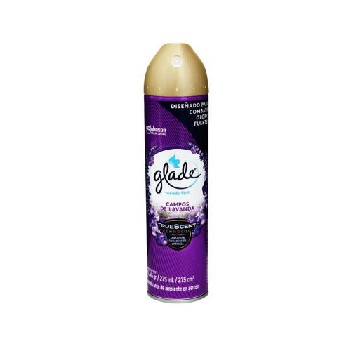 Imagen de AROMATIZANTE GLADE CAMPOS DE LAVANDA EN AEROSOL 275 ML