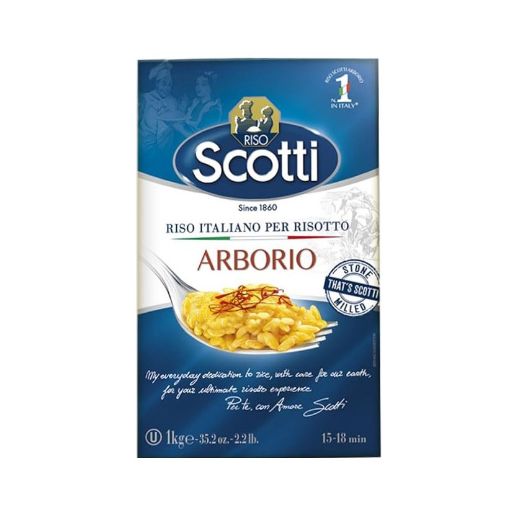 Imagen de ARROZ SCOTTI ARBORIO PARA RISOTTO 1000 g 