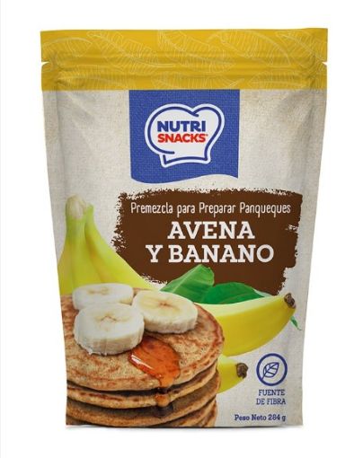 Imagen de PREMEZCLA  NUTRI SNACKS AVENA & BANANO PARA PAQUEQUES  