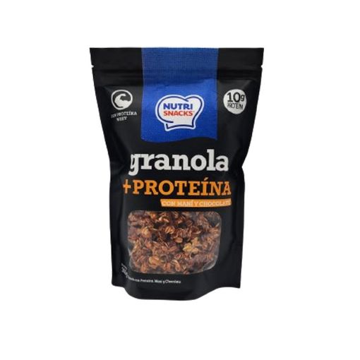 Imagen de GRANOLA NUTRI SNACKS CON PROTEÍNA MANÍ Y CHOCOLATE DOYPACK  300 G