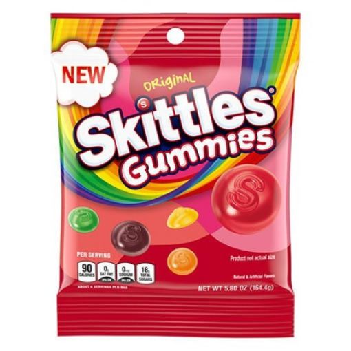 Imagen de GOMITAS SKITTLES FRUTOS ROJOS 164.4 G