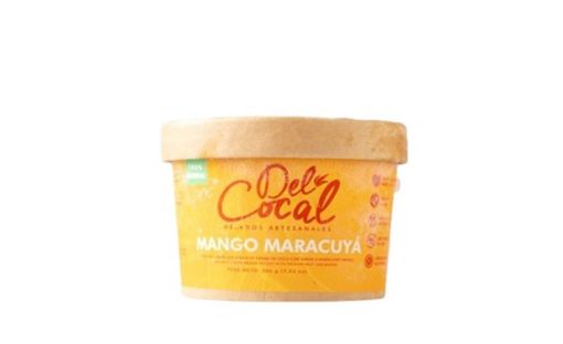 Imagen de HELADO DEL COCAL VEGANO MANGO & MARACUYÁ 200,00 g 