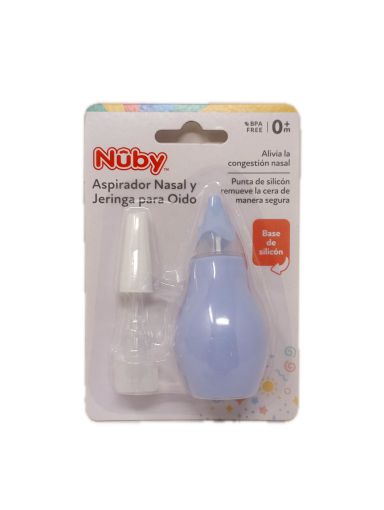 Imagen de ASPIRADOR NASAL Y DE OIDO PARA BEBE NUBY #172 