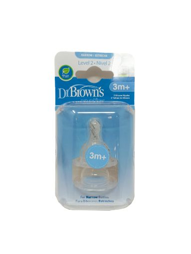 Imagen de TETINA DR BROWNS DE SILICONA 3M+ 1 und 