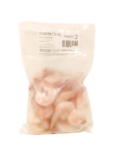 Imagen de CAMARÓN OCEANIC FOODS PINK T.ON CONGELADO 500 G