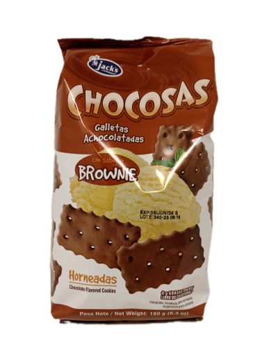 Imagen de GALLETA JACK'S CHOCOSAS BROWNIE 180.00 G