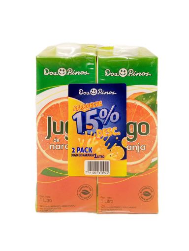 Imagen de OFERTA DOS PINOS JUGO NARANJA 1000 ML 2 UND