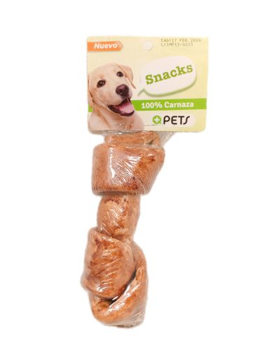 Imagen de SNACK MAS Q PETS PARA MASCOTAS HUESO CARNE 1 und 