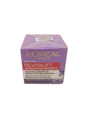 Imagen de CREMA LOREAL REVITALIFT ACIDO HIALURONICO DÍA 50 ML