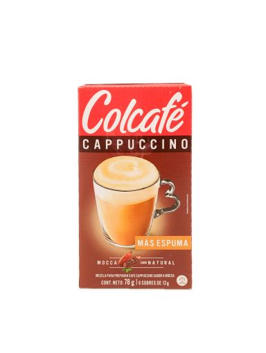 Imagen de MEZCLA PARA CAFÉ COLCAFÉ CAPPUCCINO MOCCA 78 g 