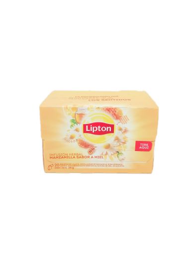 Imagen de INFUSIÓN LIPTON MANZANILLA SABOR MIEL 20 UND 24 G