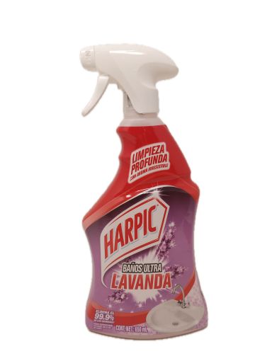 Imagen de LIMPIADOR HARPIC ULTRA LAVANDA PARA BAÑO 650 ml 