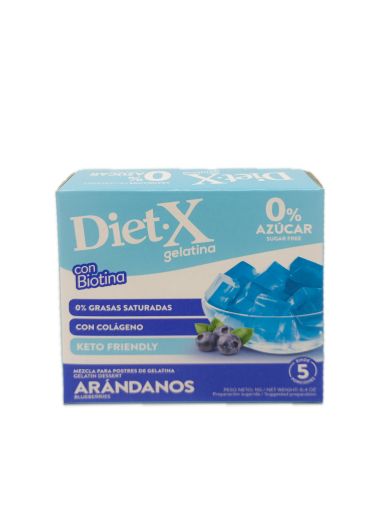 Imagen de GELATINA DIET-X SABOR ARÁNDANOS SIN AZÚCAR 11 G