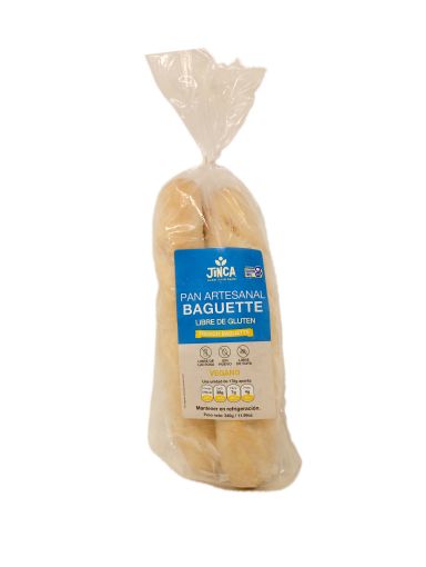 Imagen de PAN ARTESANAL BAGUETTE JINCA FOODS 2 UND 340 G