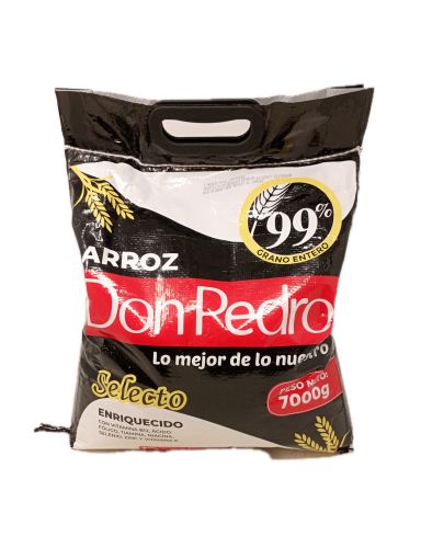 Imagen de ARROZ DON PEDRO SELECTO 99% GRANO ENTERO SACA 7000 G