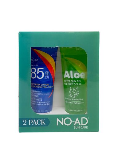 Imagen de OFERTA NO-AD 500 ML-BLOQUEADOR 250 ML 85+ + GEL POST SOLAR 250 ML 