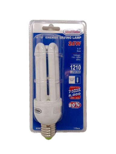 Imagen de BOMBILLO BESTVALUE 26WATTS 33013